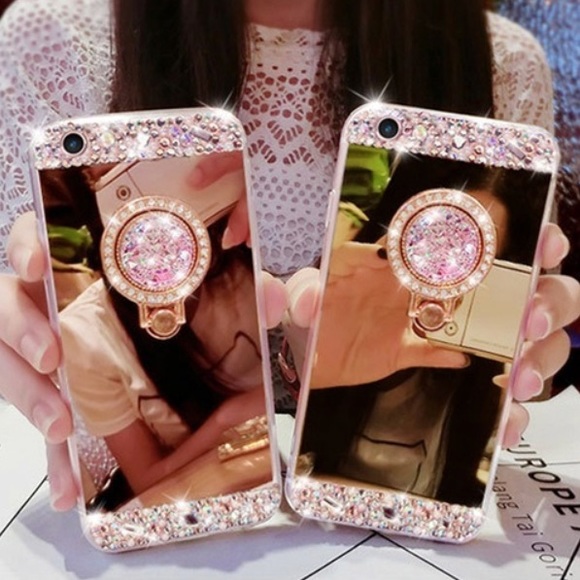 LAST ONE❗️iPhone 7/8  Bling Mirror Case w/ Stand - Picture 2 of 5